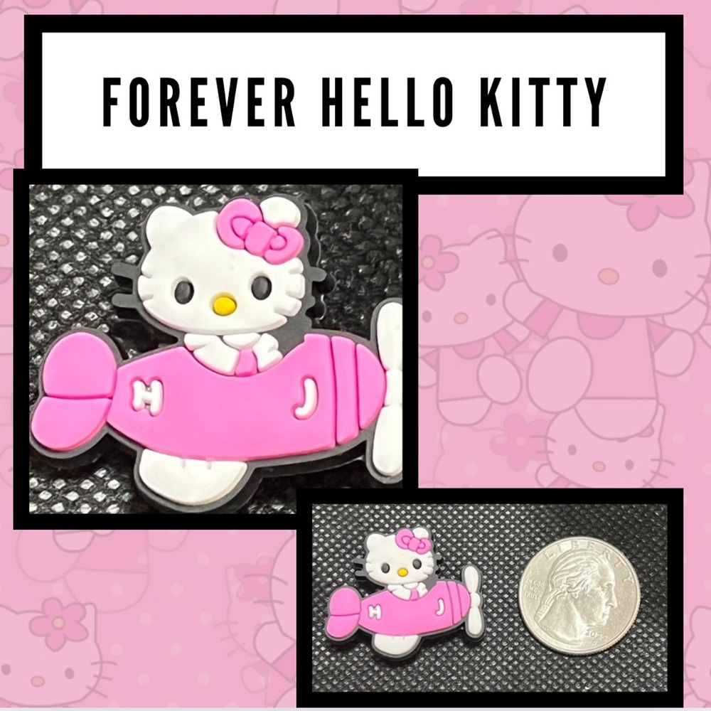 NEW: 1 HELLO KITTY Shoe Charm: 1 Charm$12.00 or 3 $15.00 (bundle your 3)